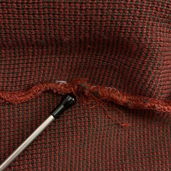 Christian Dior | 1990s Vintage Sports Mock Neck Knit Sweater | Burgundy Green | - Picture 7 of 7